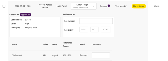 Relaymed automatically calculates passfail